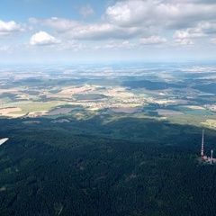 Flugwegposition um 12:39:11: Aufgenommen in der Nähe von Okres Český Krumlov, Tschechien in 1579 Meter